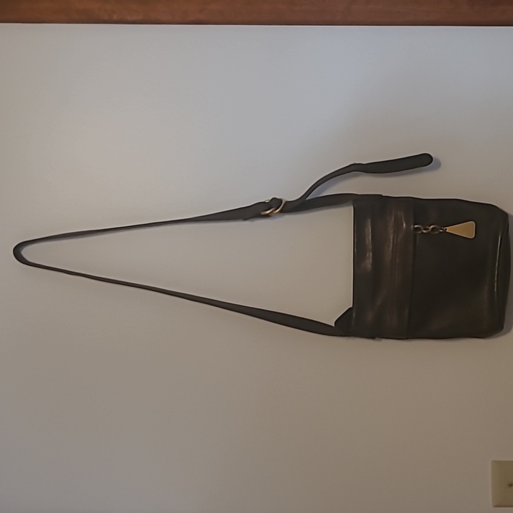 Americana by Sharif Dark Brown Leather shoulder handbag - Picture 2 of 12